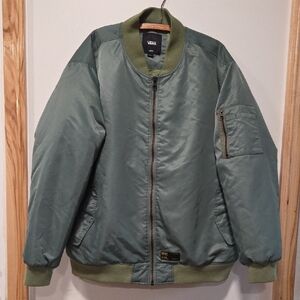Vans Copley Bomber Jacket Forest Green Streetwear Outdoor Wear